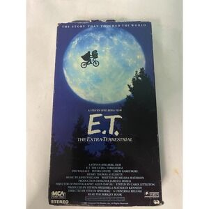 "E.T." the Extra-Terrestrial 1988 (VHS)‎ Black And Green Tape Spielberg